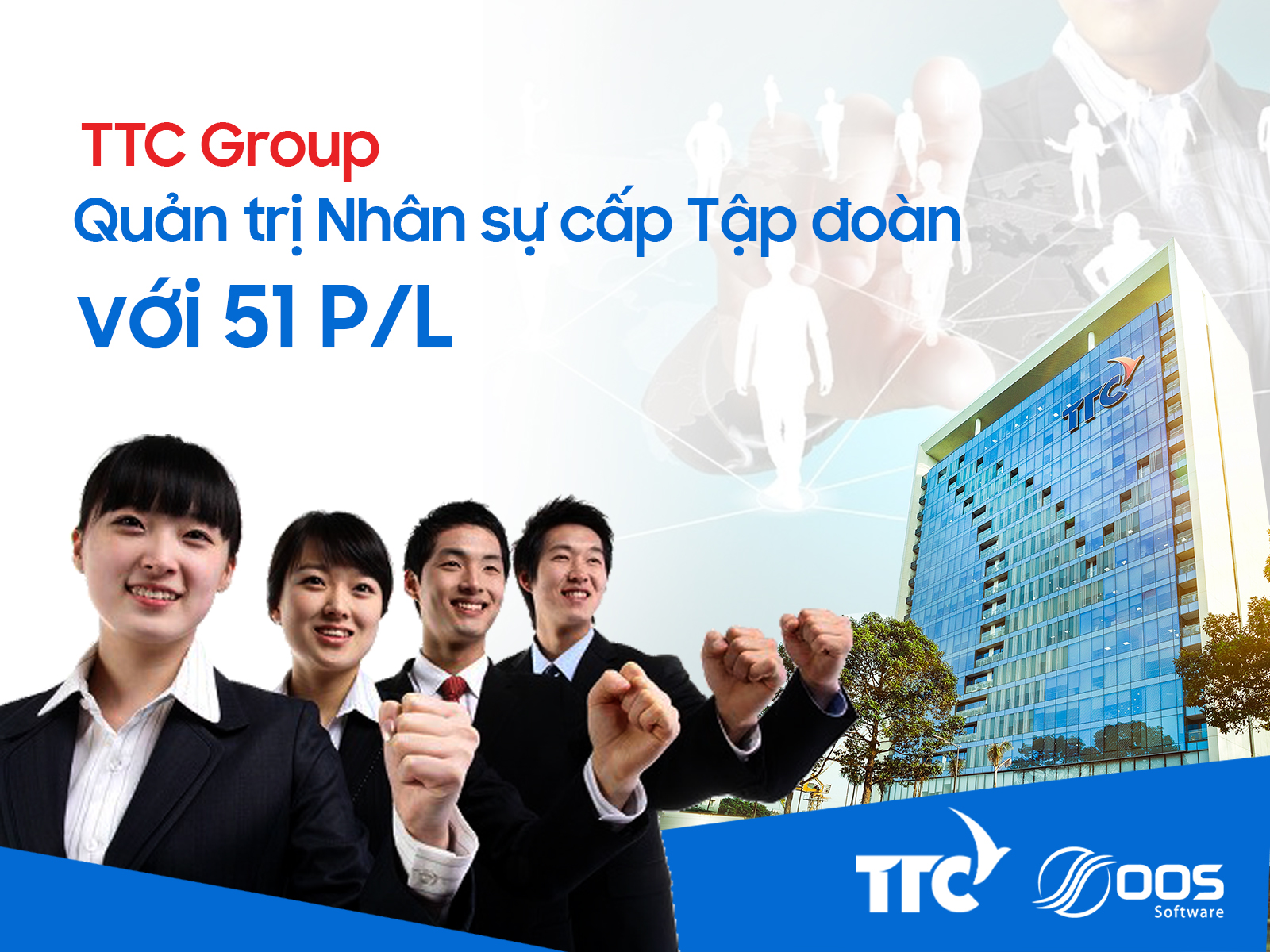 TTC Group Quản trị Nhân sự cấp Tập đoàn với 51 P/L trải dài 6 nhóm